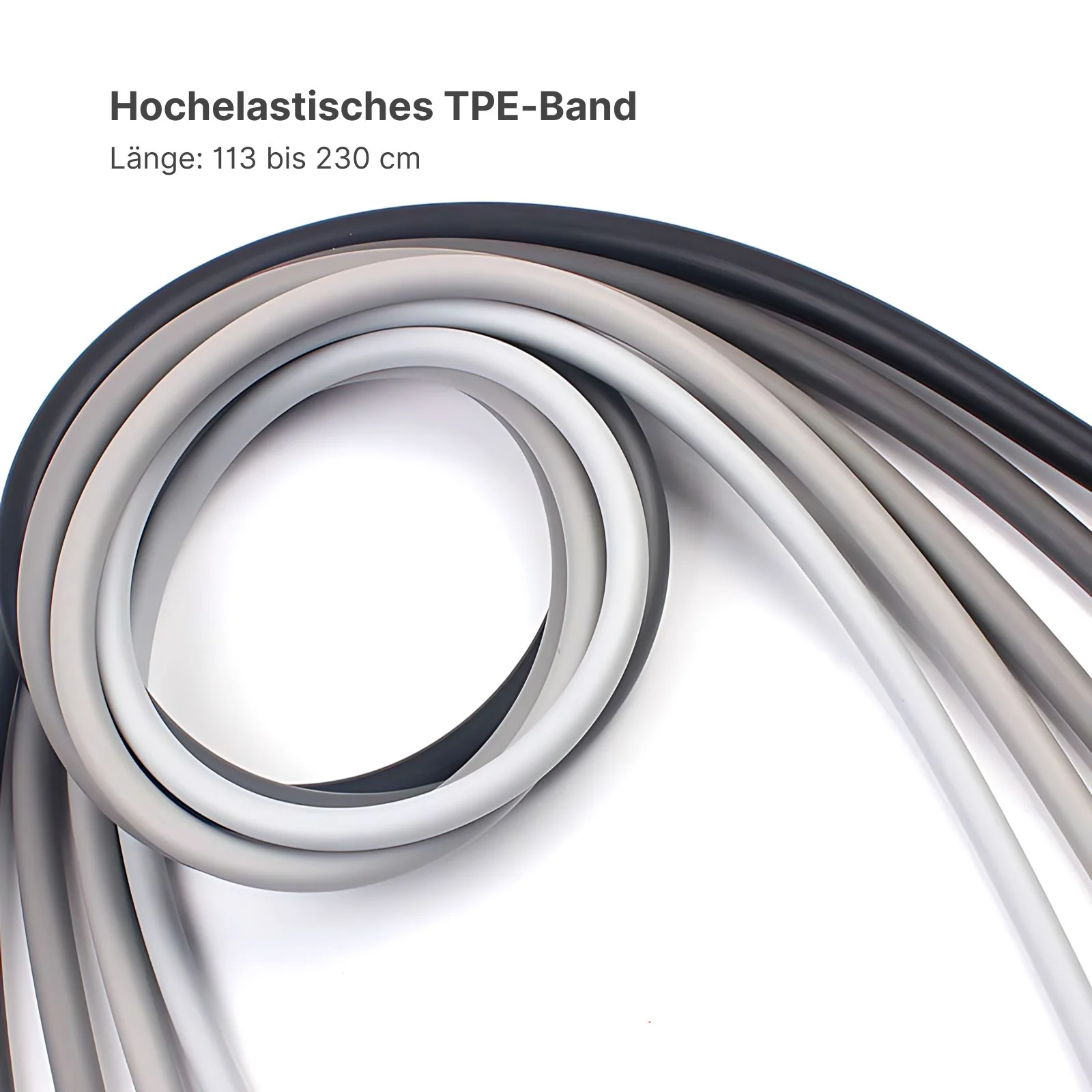11-tlg. Set Fitnessband Resistance-Band Widerstandsband Trainingsband - Image 3