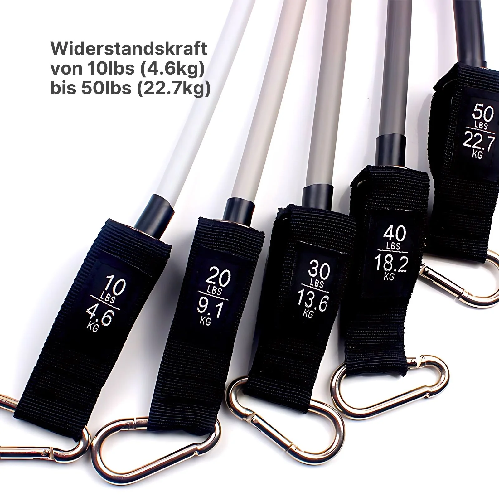11-tlg. Set Fitnessband Resistance-Band Widerstandsband Trainingsband - Image 4