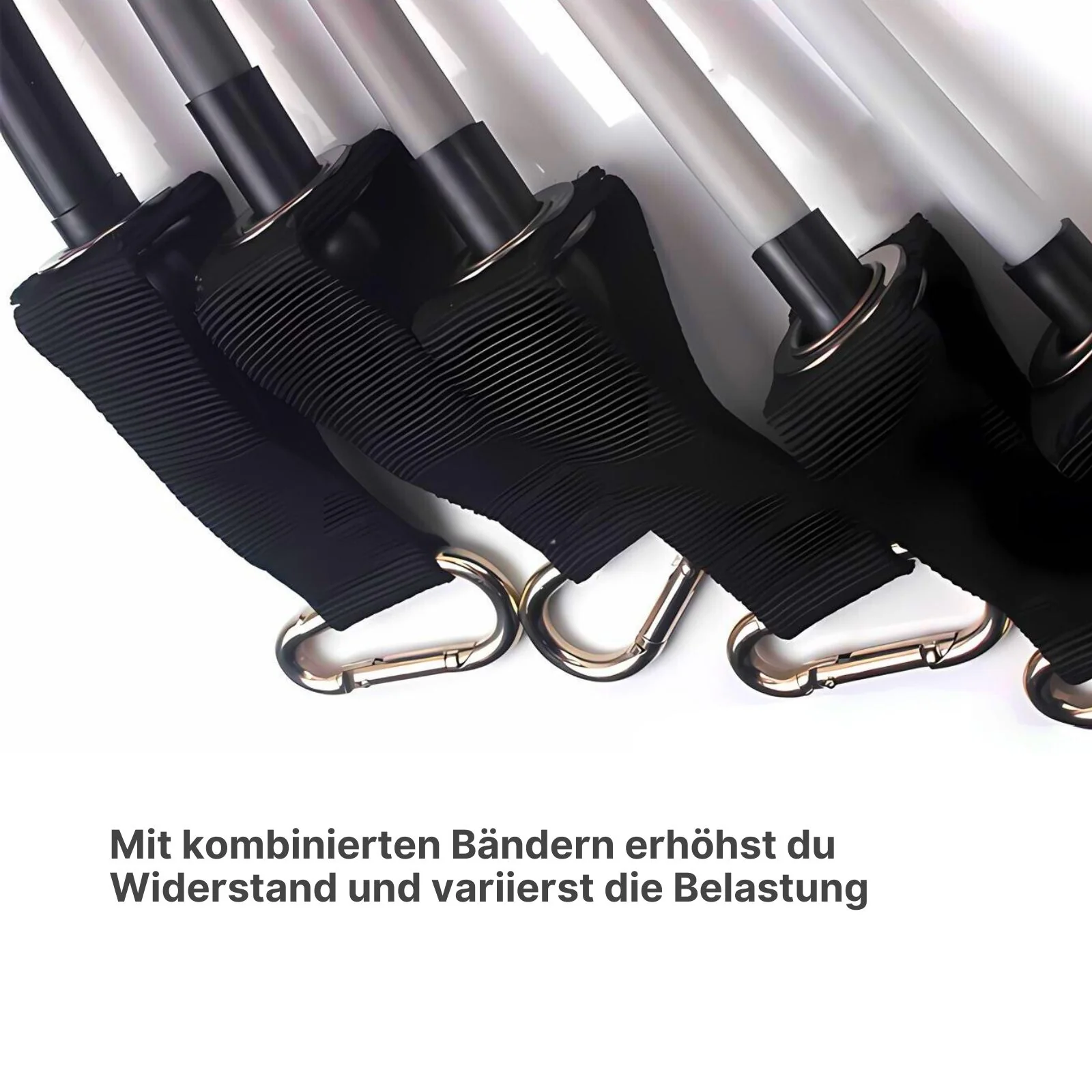11-tlg. Set Fitnessband Resistance-Band Widerstandsband Trainingsband - Image 5
