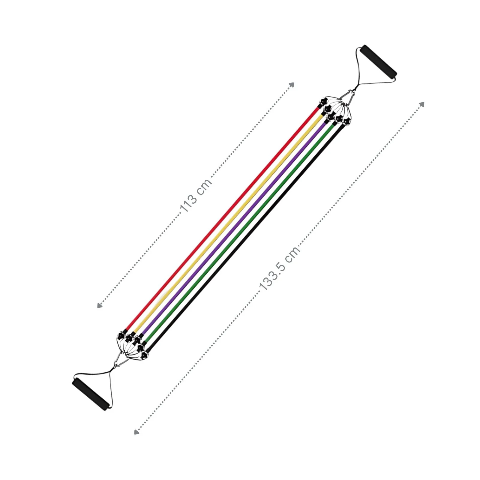 11-tlg. Set Resistance-Band Fitnessband Trainingsband Widerstandsband - Image 5