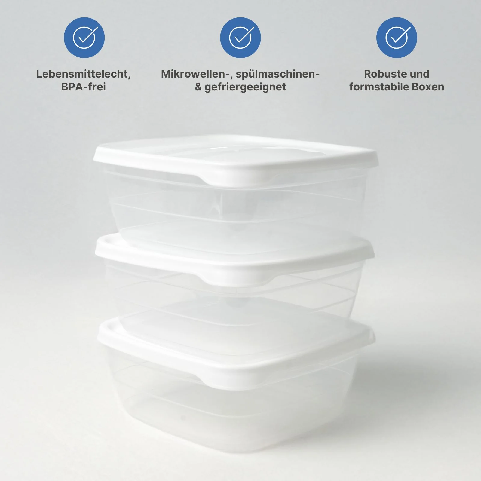 14-tlg. Frischhaltedosen-Set Meal-Prep-Dosen Vorratsdosen Gefrierdosen - Image 3