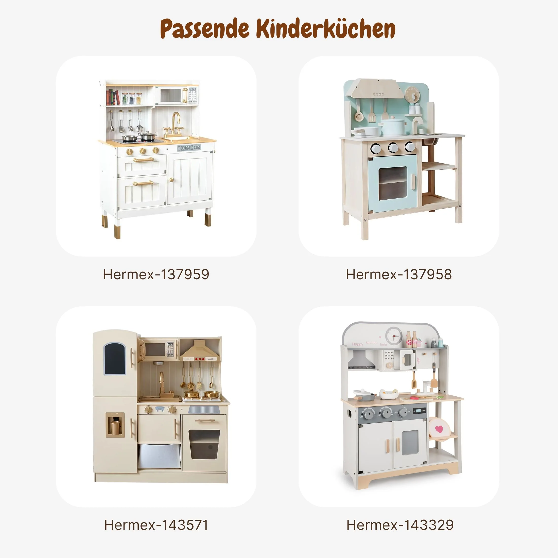 15-tlg. Holz-Küchenzubehör-Set Kinder-Kochgeschirr Kinder-Küchenset - Image 10