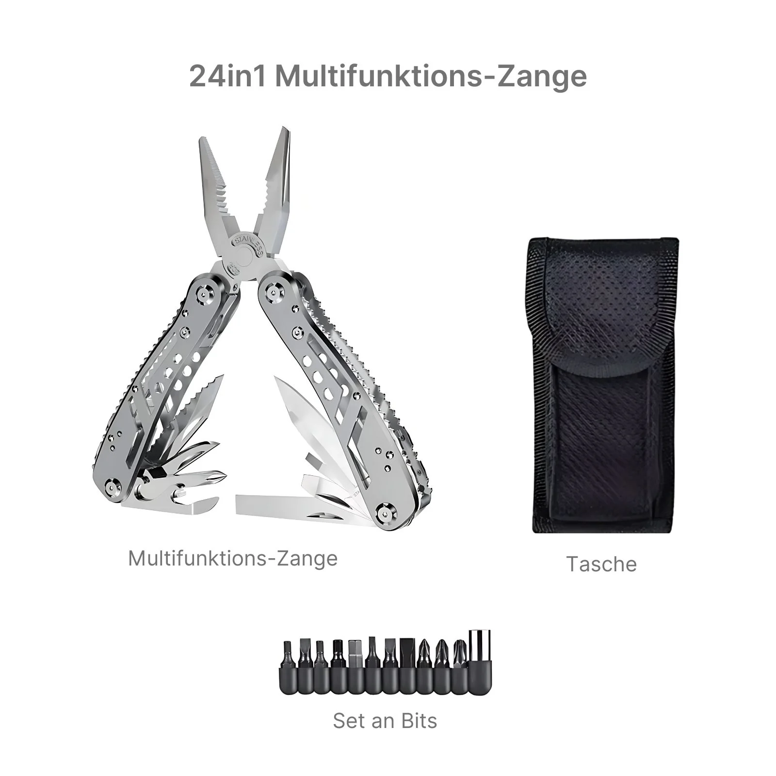 24in1 Multifunktions-Zange Multifunktions-Messer Multifunktionswerkzeug - Image 2