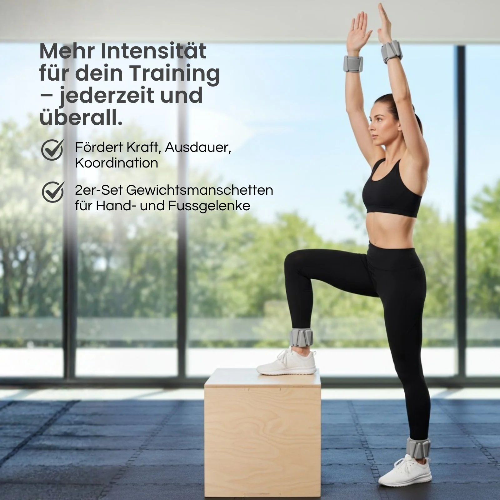 2er-Set Gewichtsmanschetten Handgelenkgewichte Fitnessmanschette - Image 2