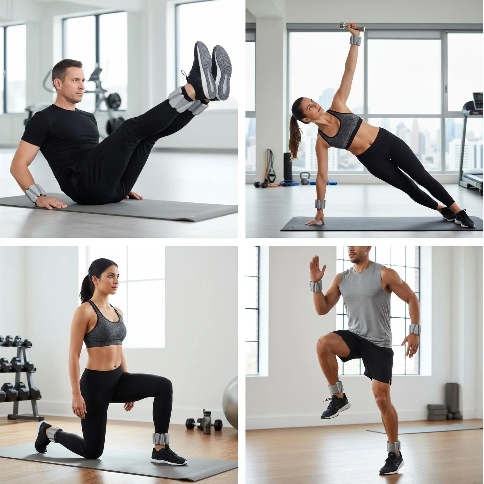 2er-Set Gewichtsmanschetten Handgelenkgewichte Fitnessmanschette - Image 6