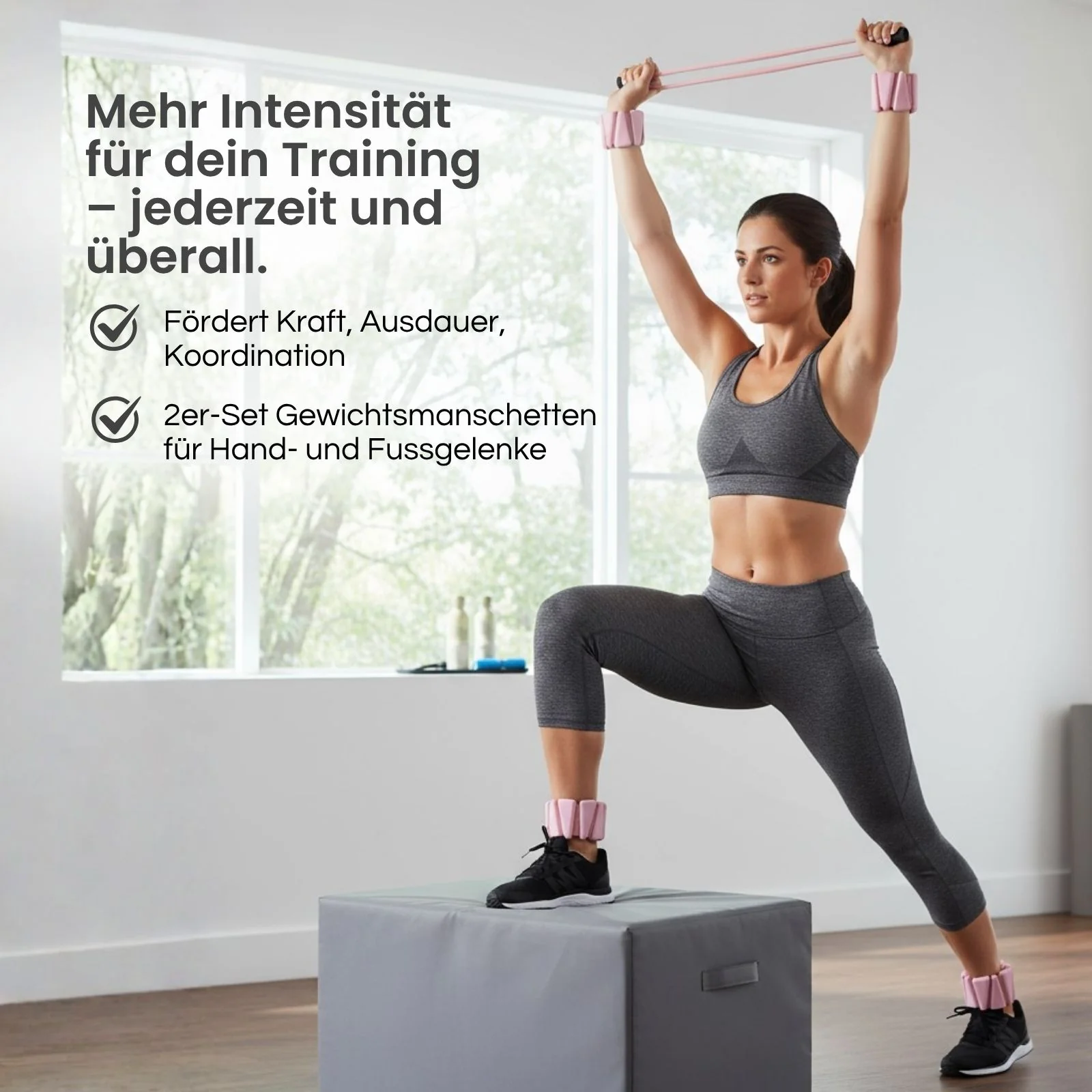 2er-Set Gewichtsmanschetten Fitnessmanschette Handgelenkgewichte - Image 2