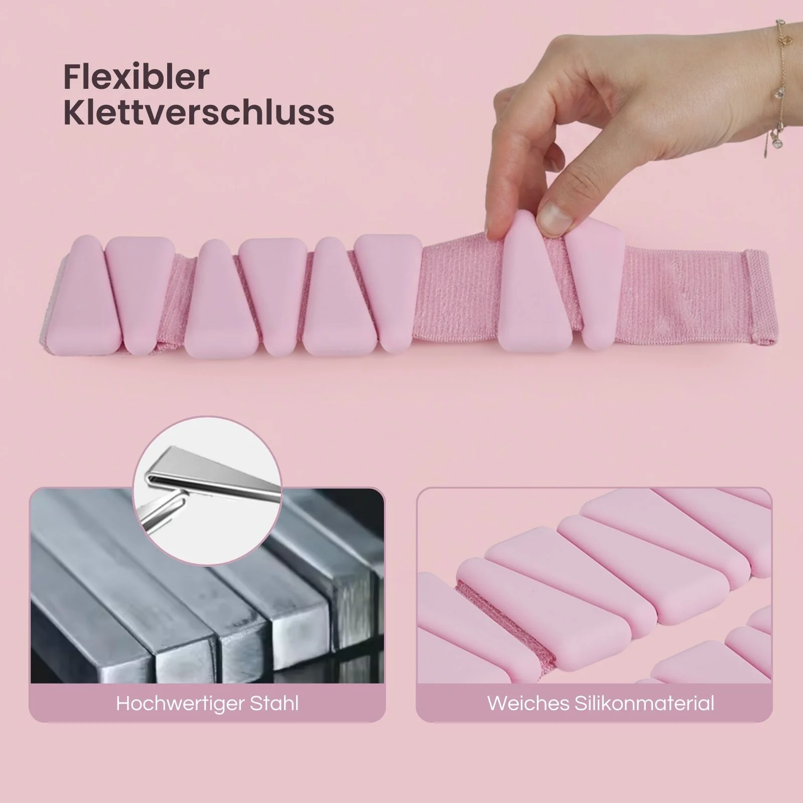2er-Set Gewichtsmanschetten Fitnessmanschette Handgelenkgewichte - Image 3