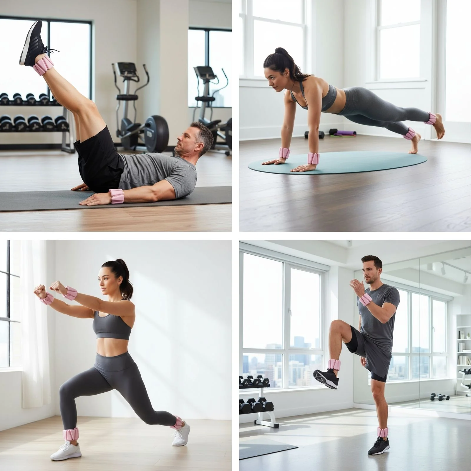 2er-Set Gewichtsmanschetten Fitnessmanschette Handgelenkgewichte - Image 6