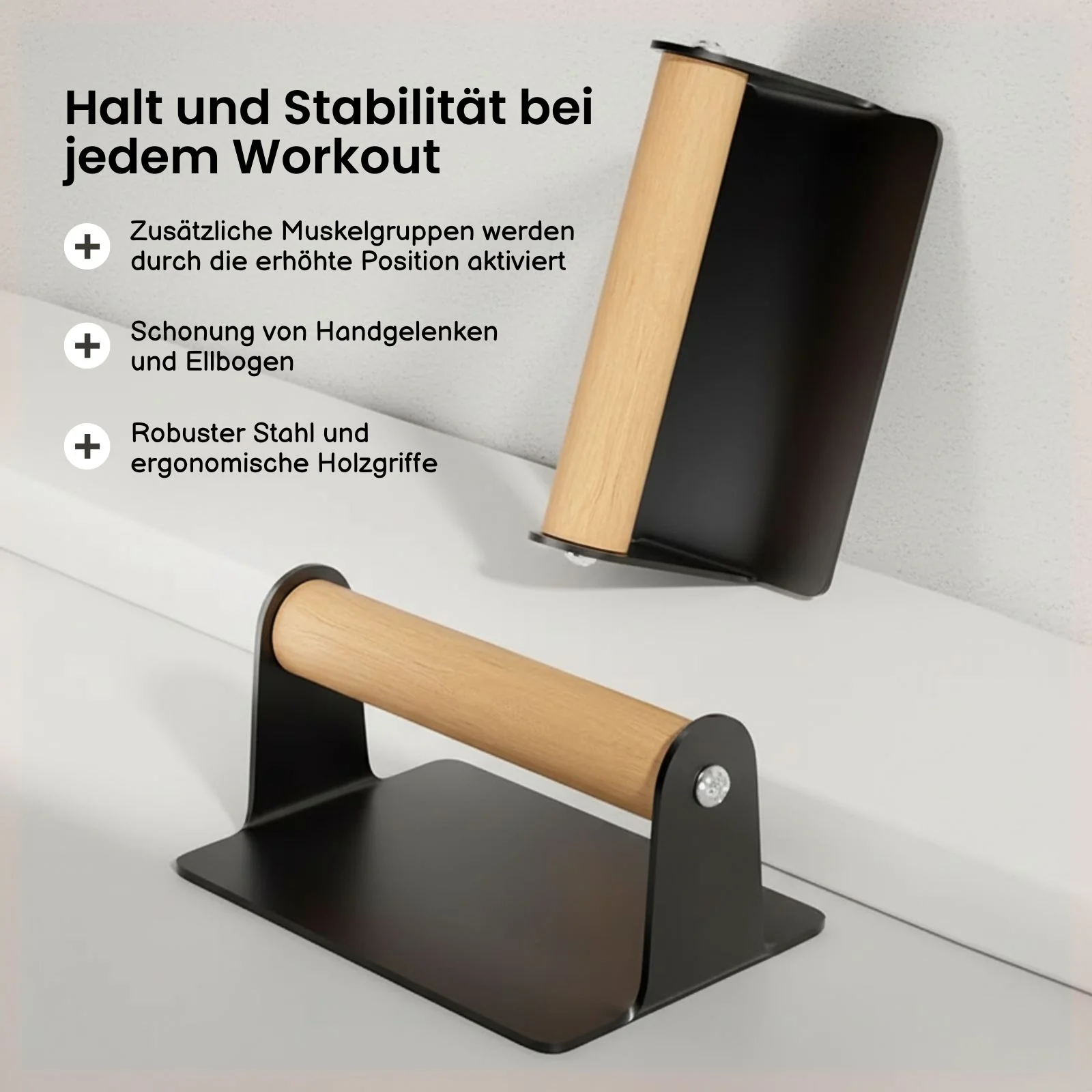 2er Set Push-Up-Griffe Liegestützgriffe Liegestützhilfe Push-Up Bar - Image 2
