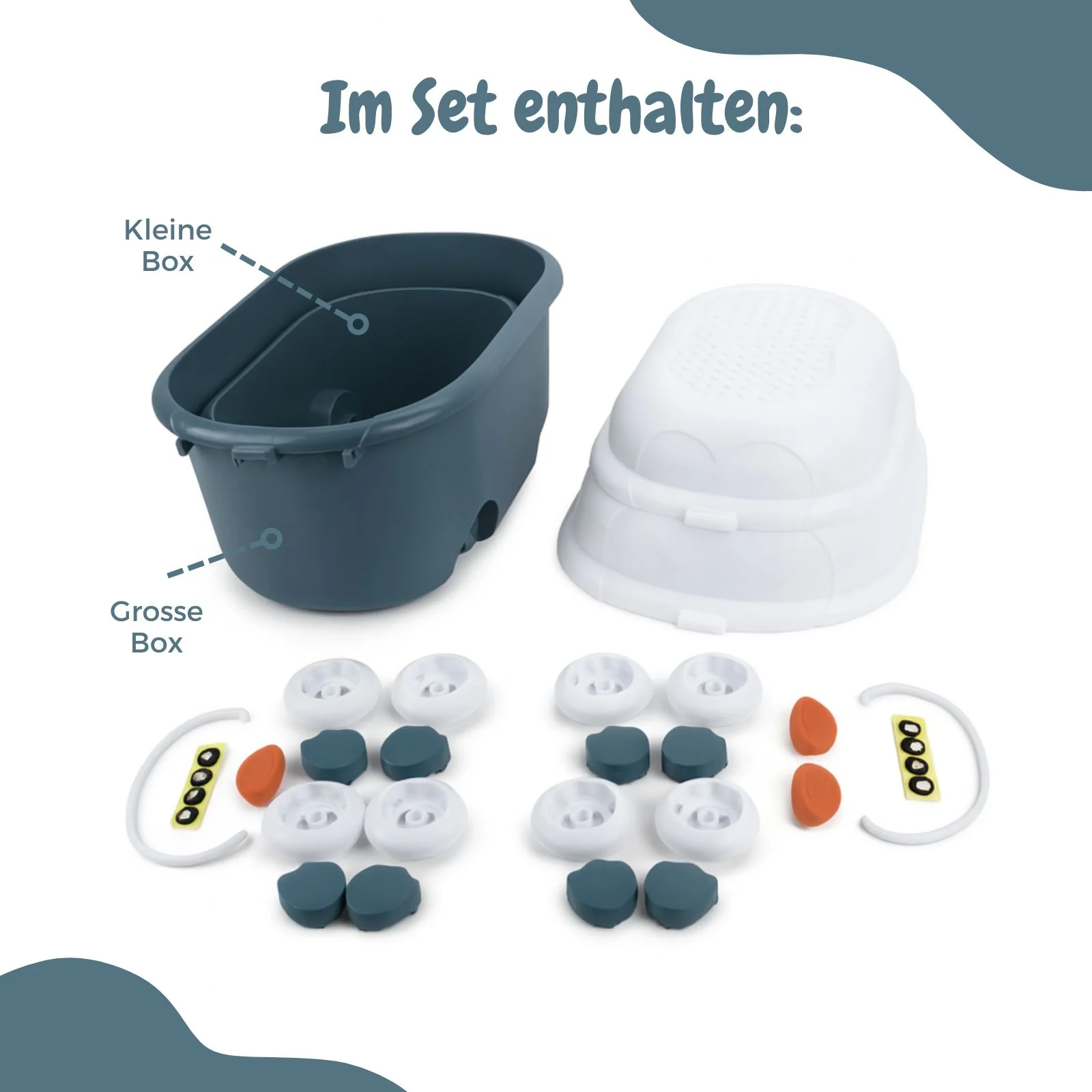 2er-Set Spielzeugkiste Spielzeug-Aufbewahrungsbox Organizer Truhe - Image 4