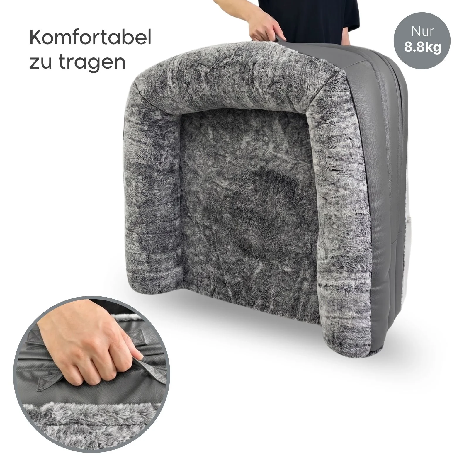 2in1 Hundebett Hundesofa Hundekissen Haustierbett Hundematratze - Image 9