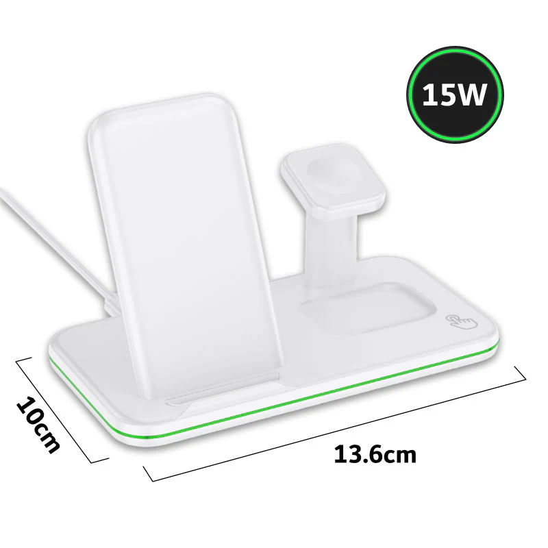 3-in-1 Ladestation für Smartphone Smartwatch Kopfhörer Dockingstation - Image 5