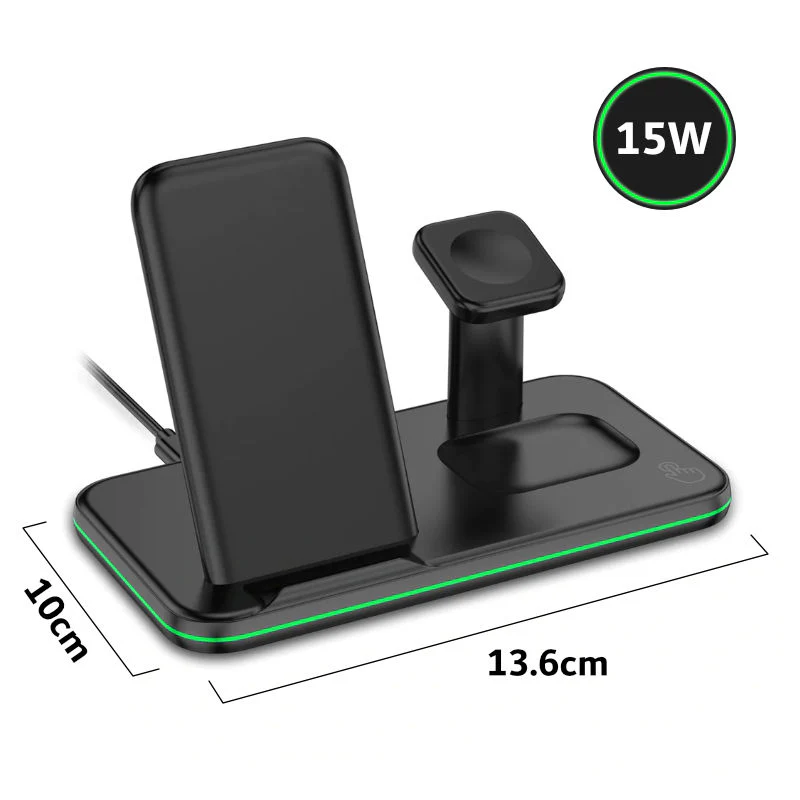 3-in-1 Ladestation für Smartphone Smartwatch Kopfhörer Dockingstation - Image 5