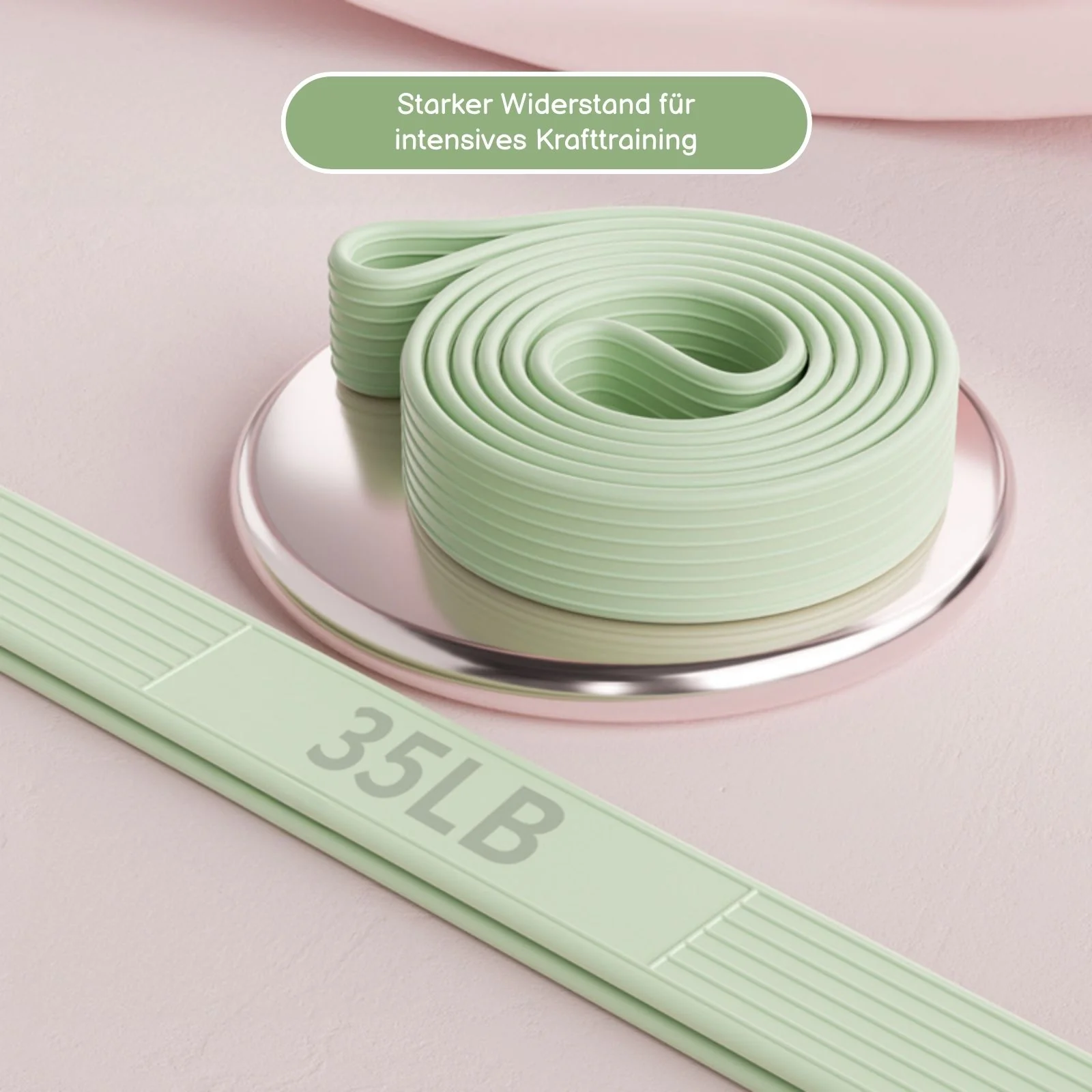 3-tlg. Set Fitnessband Powerband Resistance Band Sportband Übungsband - Image 6