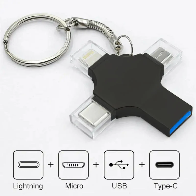 4-in-1 USB-Stick Lightning-Stick Datenstick Flash-Laufwerk USB-Drive - Image 4
