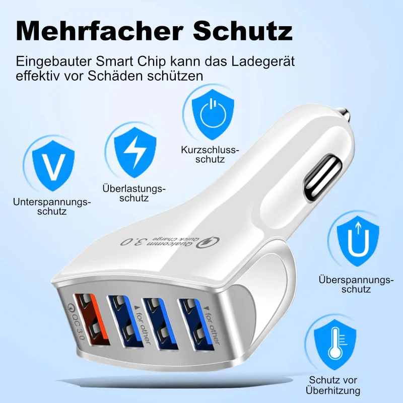 4-USB-Autoladegerät KFZ-USB-Ladegerät Auto-USB-Ladegerät KFZ-Ladegerät - Image 4