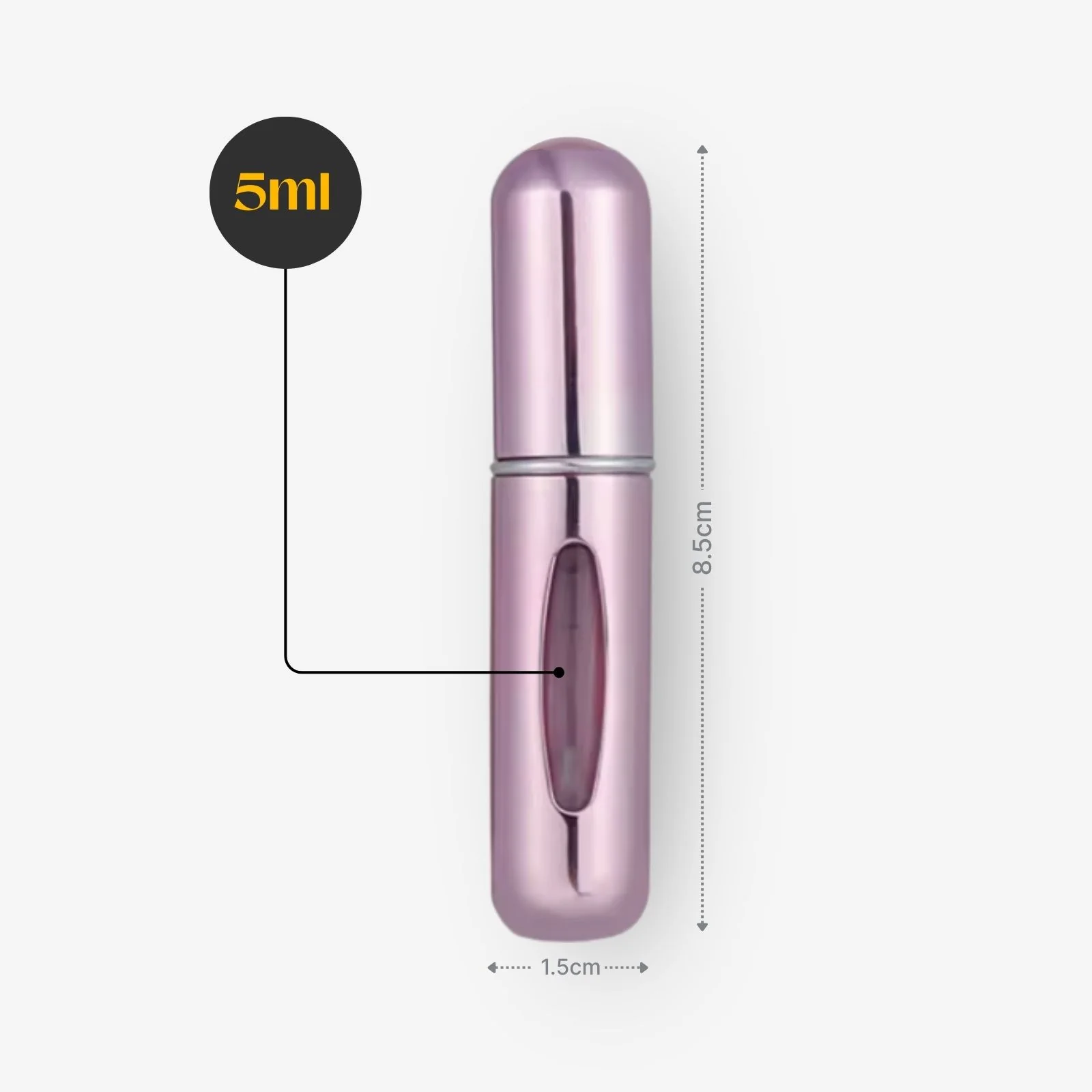 5ml Mini-Parfümzerstäuber Parfum Vaporisateur Pink - Image 4