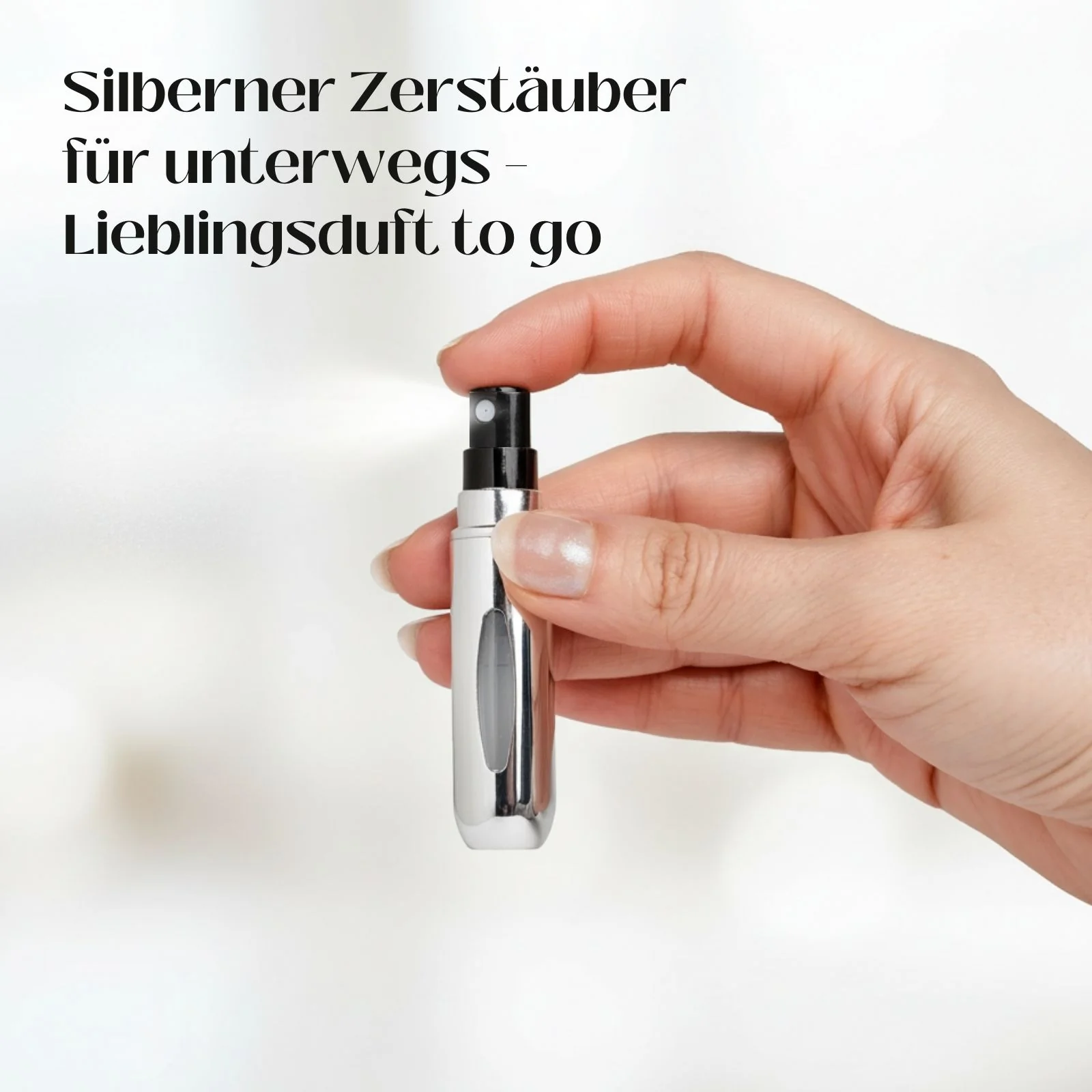 5ml Mini-Parfümzerstäuber Parfum Vaporisateur Silbrig - Image 2