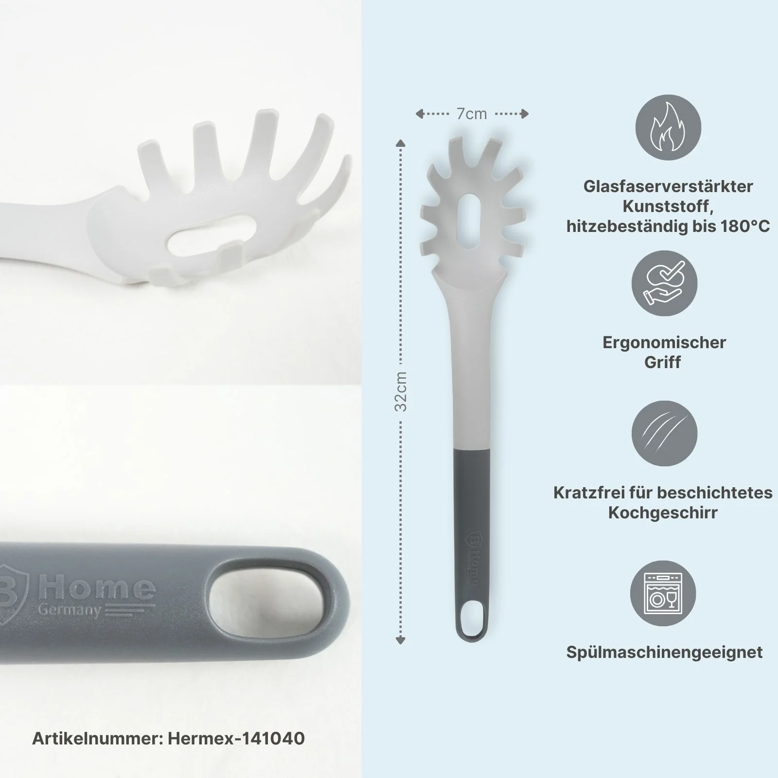 6-tlg. Kochlöffel-Set Küchenzubehör Kochbesteck Küchenwerkzeug - Image 4