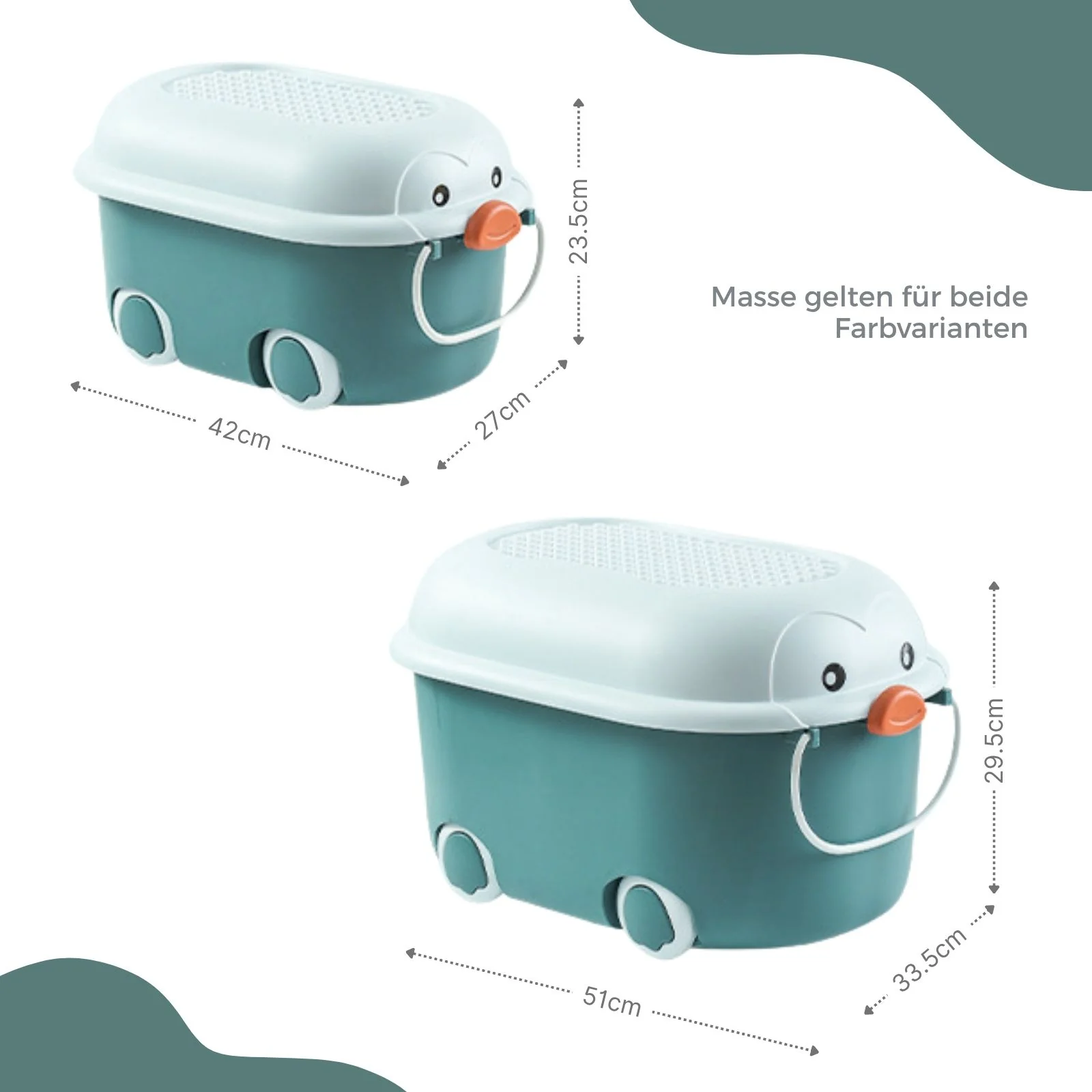 6er-Set Spielzeugkiste Spielzeug-Aufbewahrungsbox Organizer Truhe - Image 8