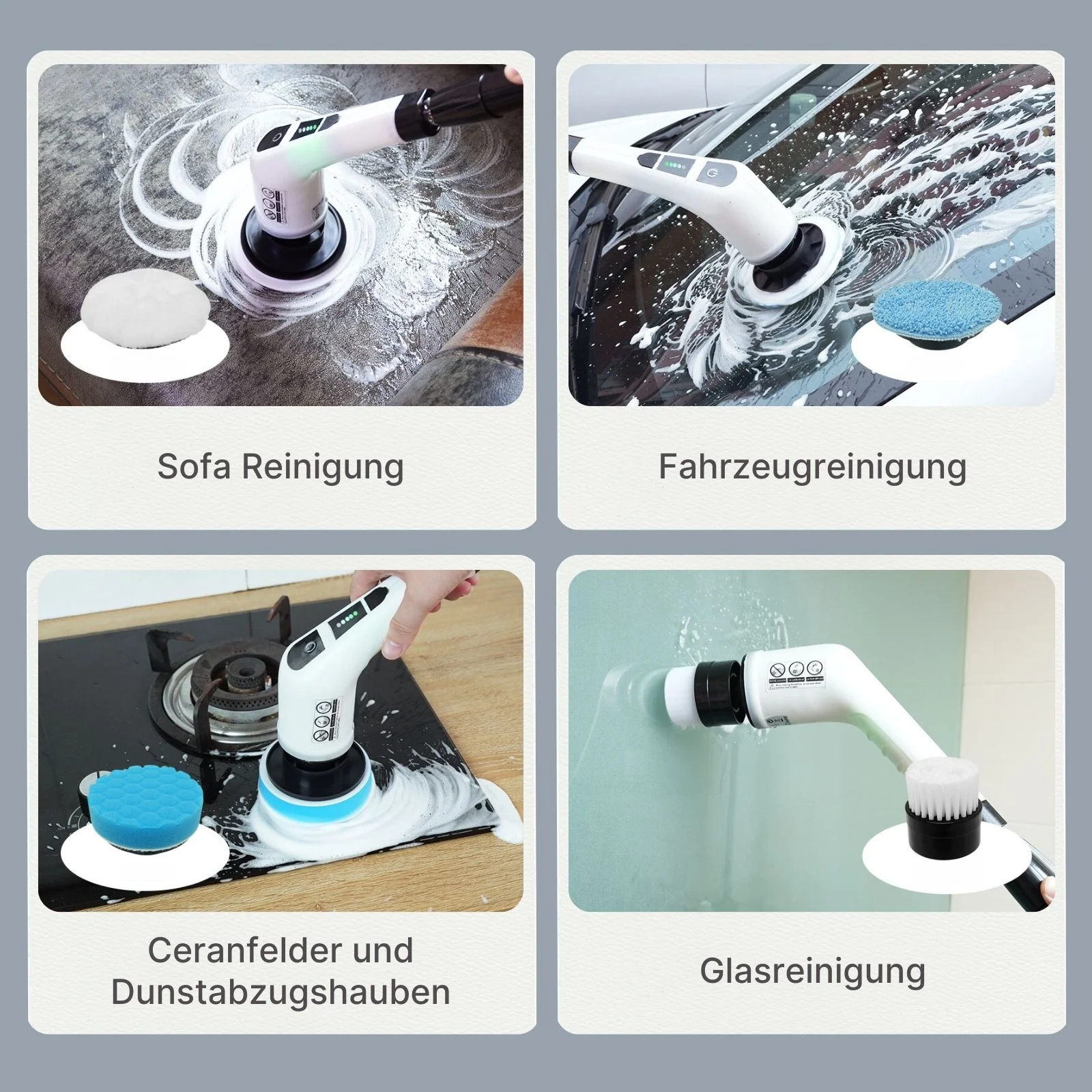 7in1 Elektrische Reinigungsbürste Schrubber Reinigungswerkzeug Bürste Scrubber - Image 3