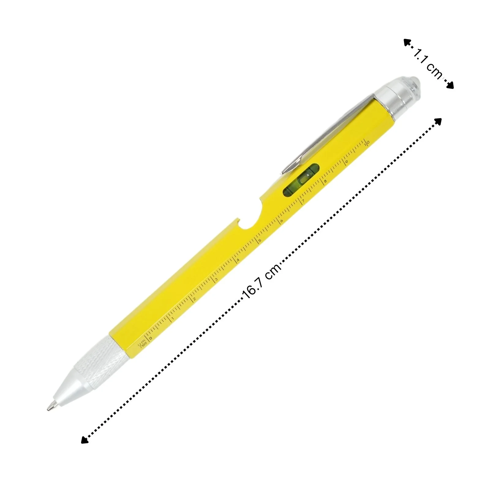8in1 Multi-Kugelschreiber Multifunktionsstift Touchpen Wasserwaage Schraubendreher - Image 6