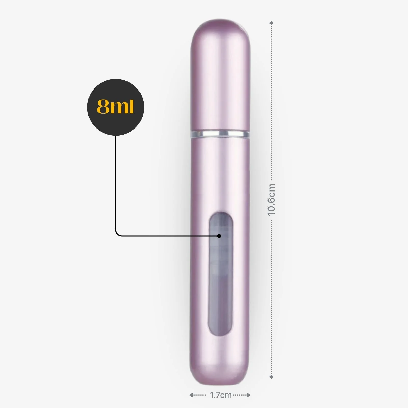 8ml Mini-Parfümzerstäuber Parfum Vaporisateur Pink - Image 4