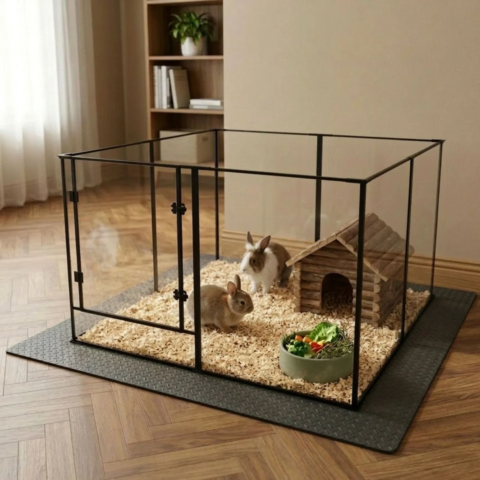 Acryl-Laufstall Hundeauslauf Welpengehege Wurfbox Gehege - Image 7