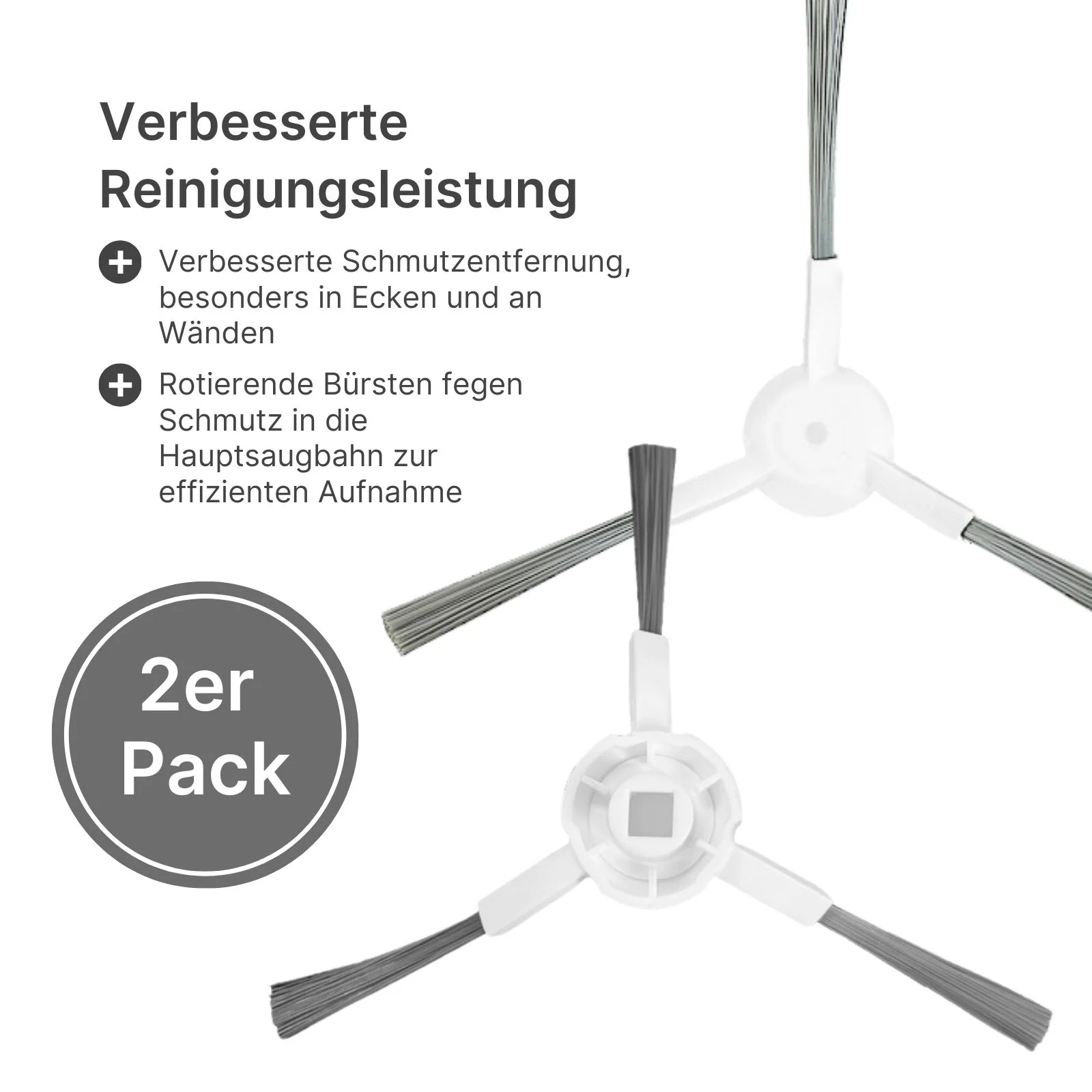 Alternative Seitenbürsten zu Xiaomi Dreame Bot L10s L10 Ultra L20 Ultra - Image 2