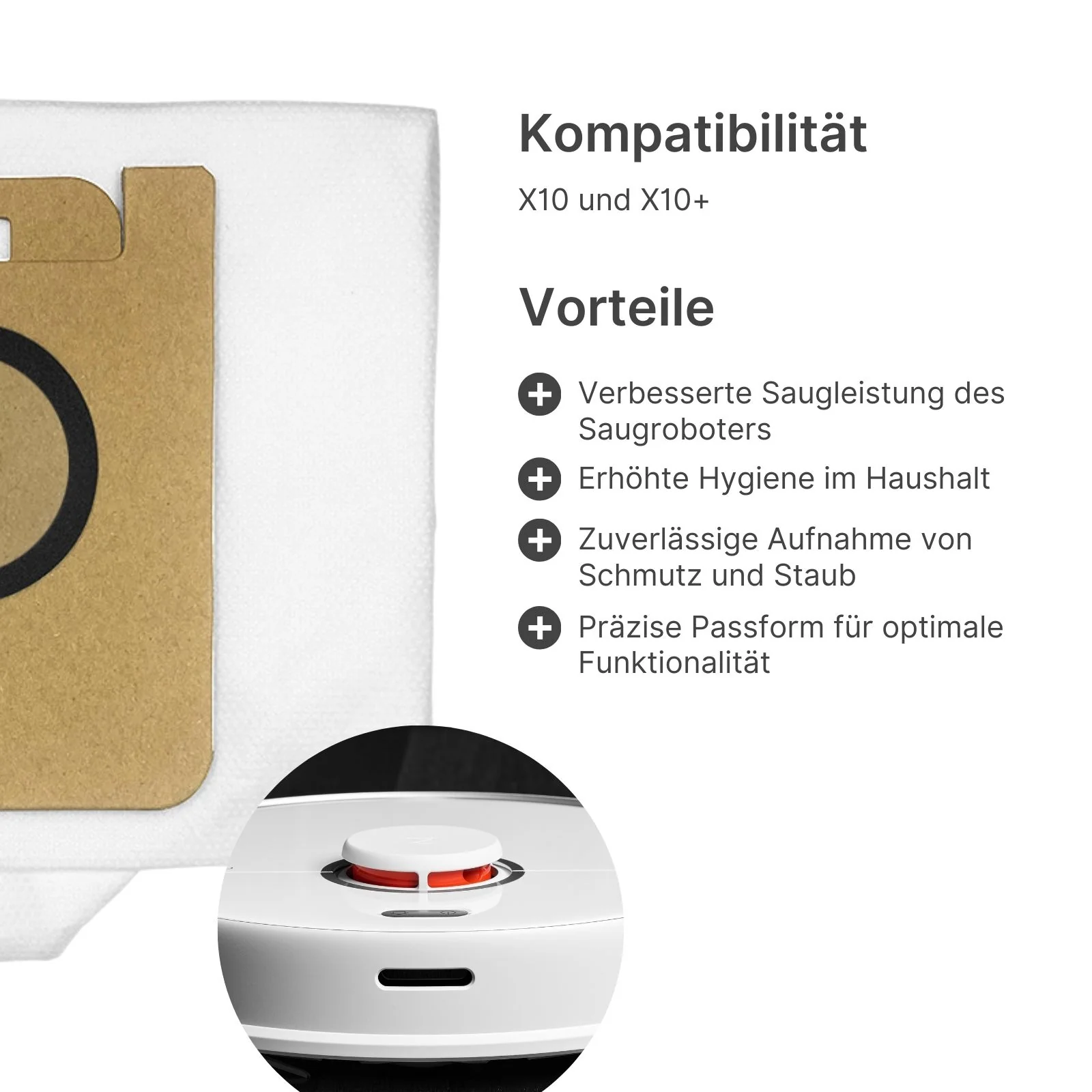Alternative Staubbeutel zu Xiaomi X10 X10+ - Image 4