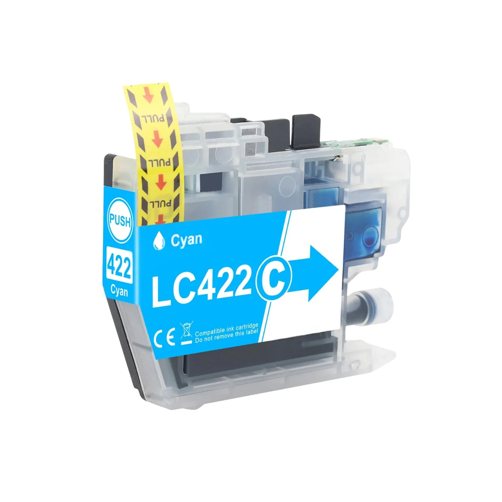 Alternative Tintenpatrone zu Brother LC422 - Cyan 1 Stück