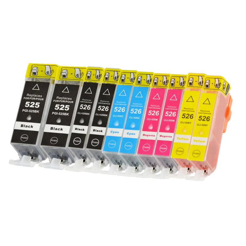Alternative Tintenpatrone zu Canon PGI-525PGBK, CLI-526 CMYK