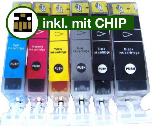 Alternative Tintenpatrone zu Canon PGI-525PGBK, CLI-526 - Image 2