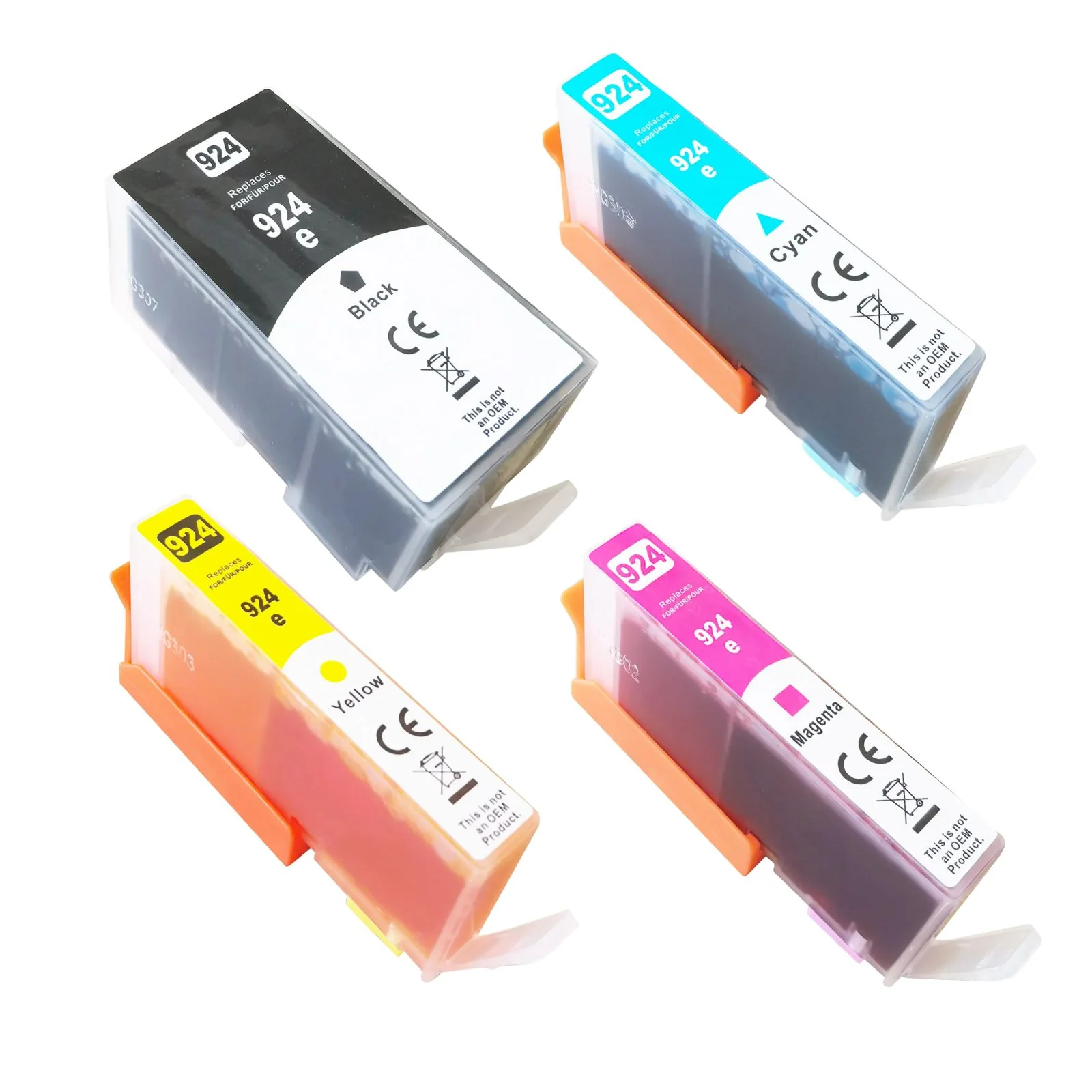 Alternative Tintenpatrone zu HP 924e XL - Black Cyan Yellow Magenta - 4er Set