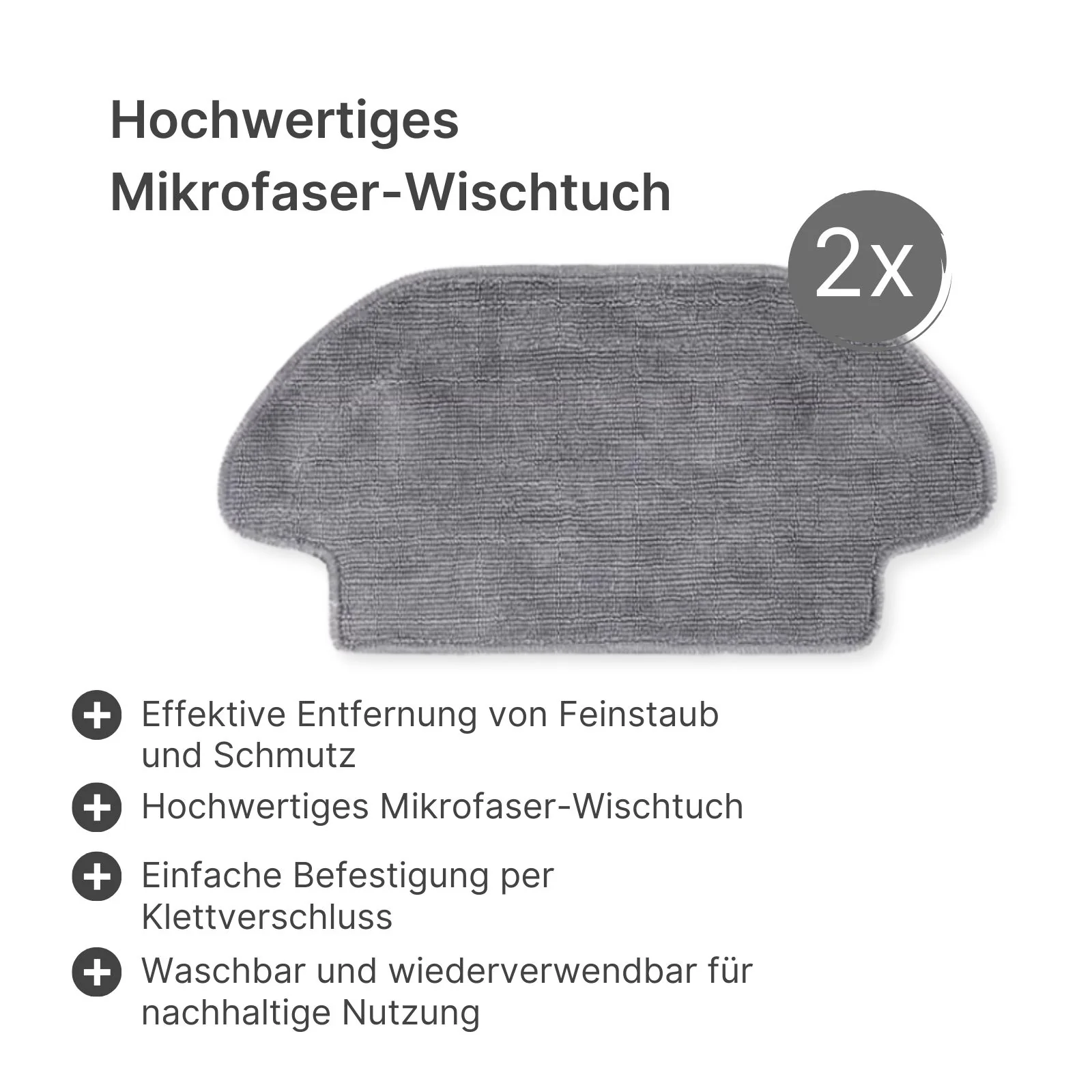Alternative Wischtücher Wischpad zu Xiaomi Mi S10 S12 - Image 2