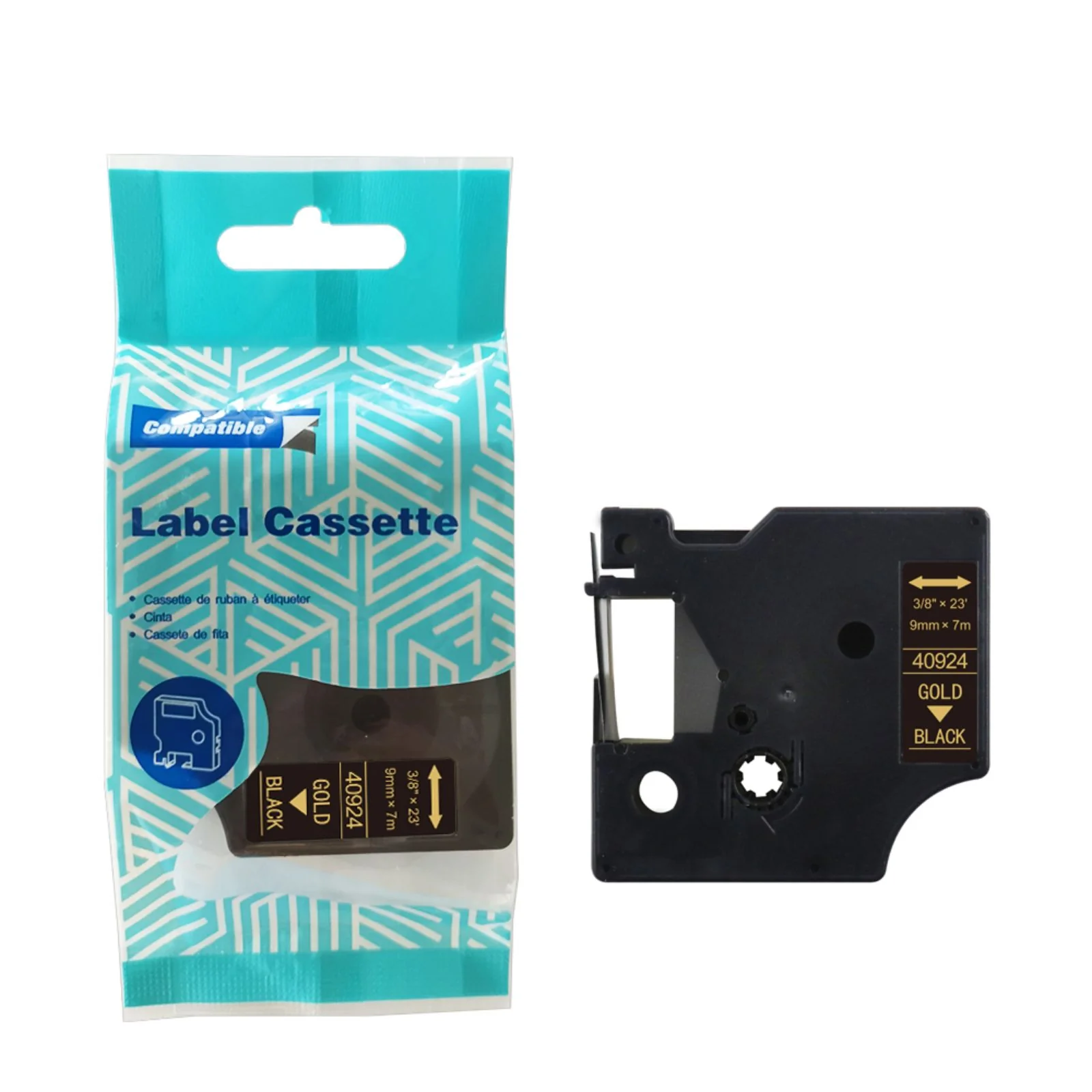 Alternatives Etikettenband zu Dymo D1 40924 Beschriftungsband