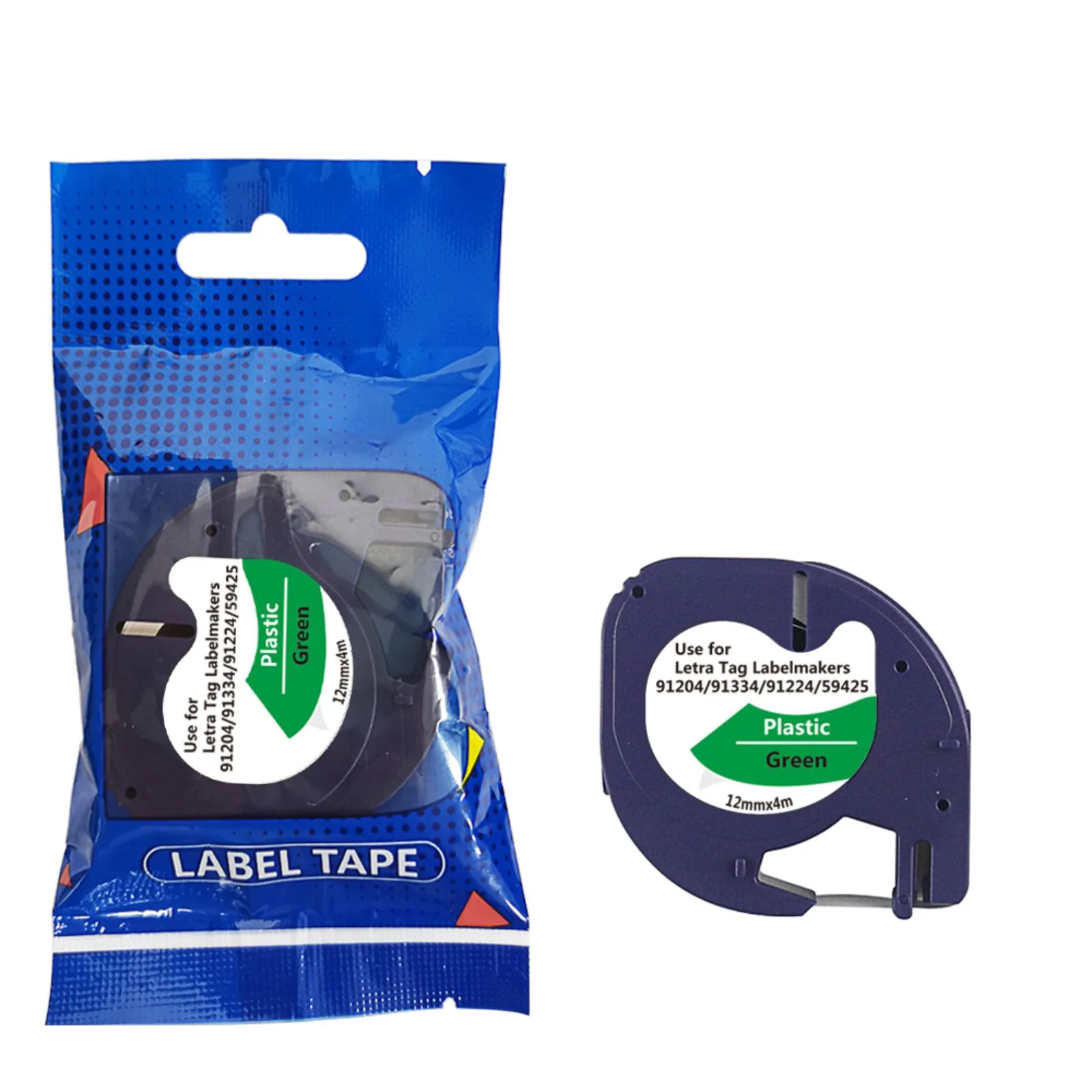 Alternatives Etikettenband zu Dymo 91224 / S0721640 LetraTag