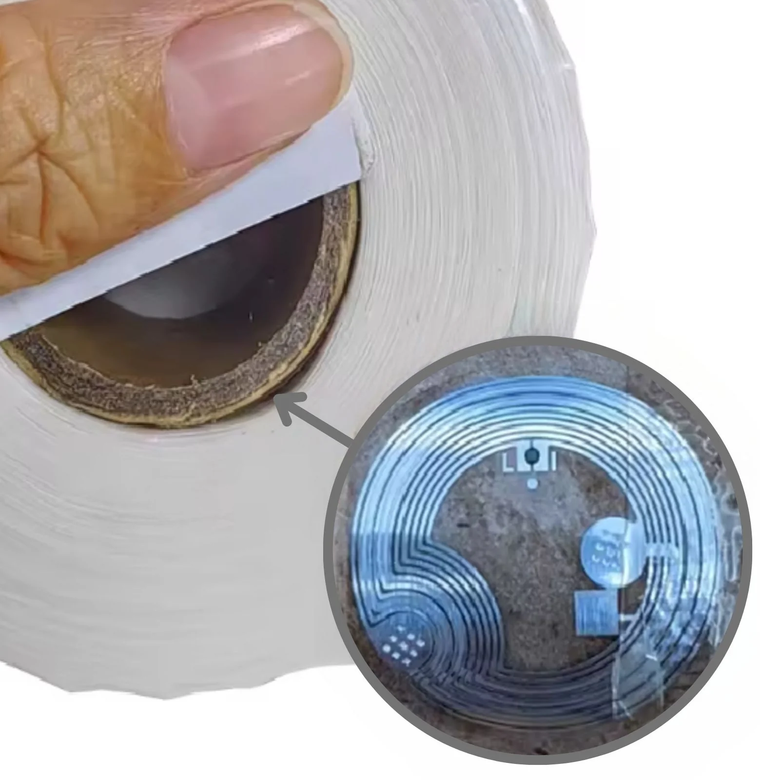 Alternative Etikettenrolle zu Dymo 99014 mit Chip / S0722430 mit Chip - Image 3