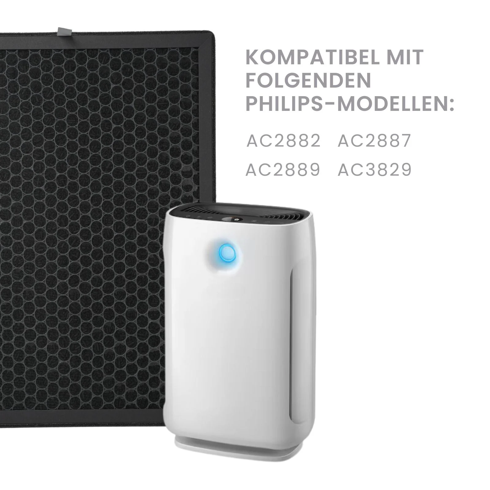 Alternativer Aktivkohlefilter FY2420 für Philips Luftreiniger Serie 2000 - Image 4