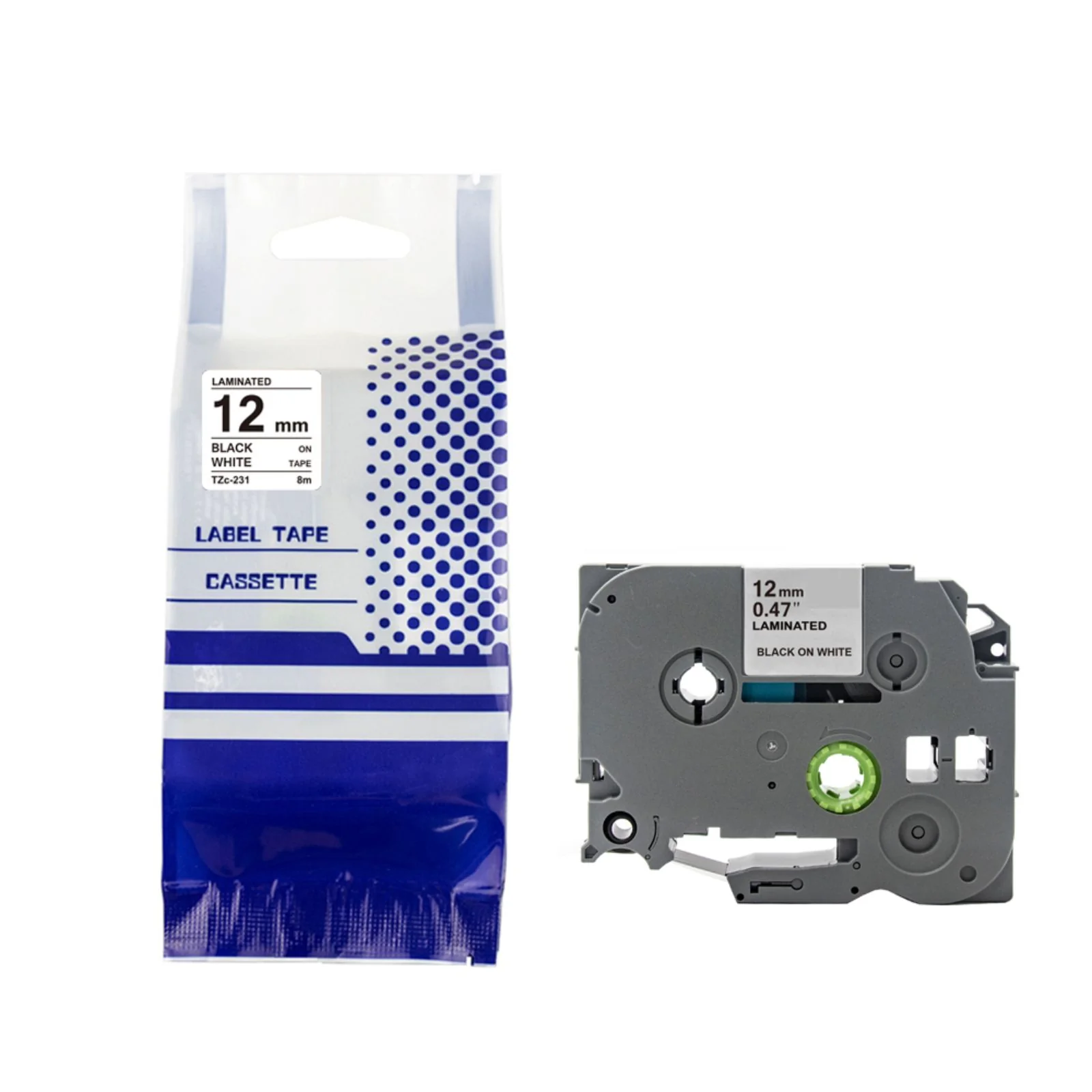 Alternatives Etikettenband zu Brother TZe-231 Beschriftungsband