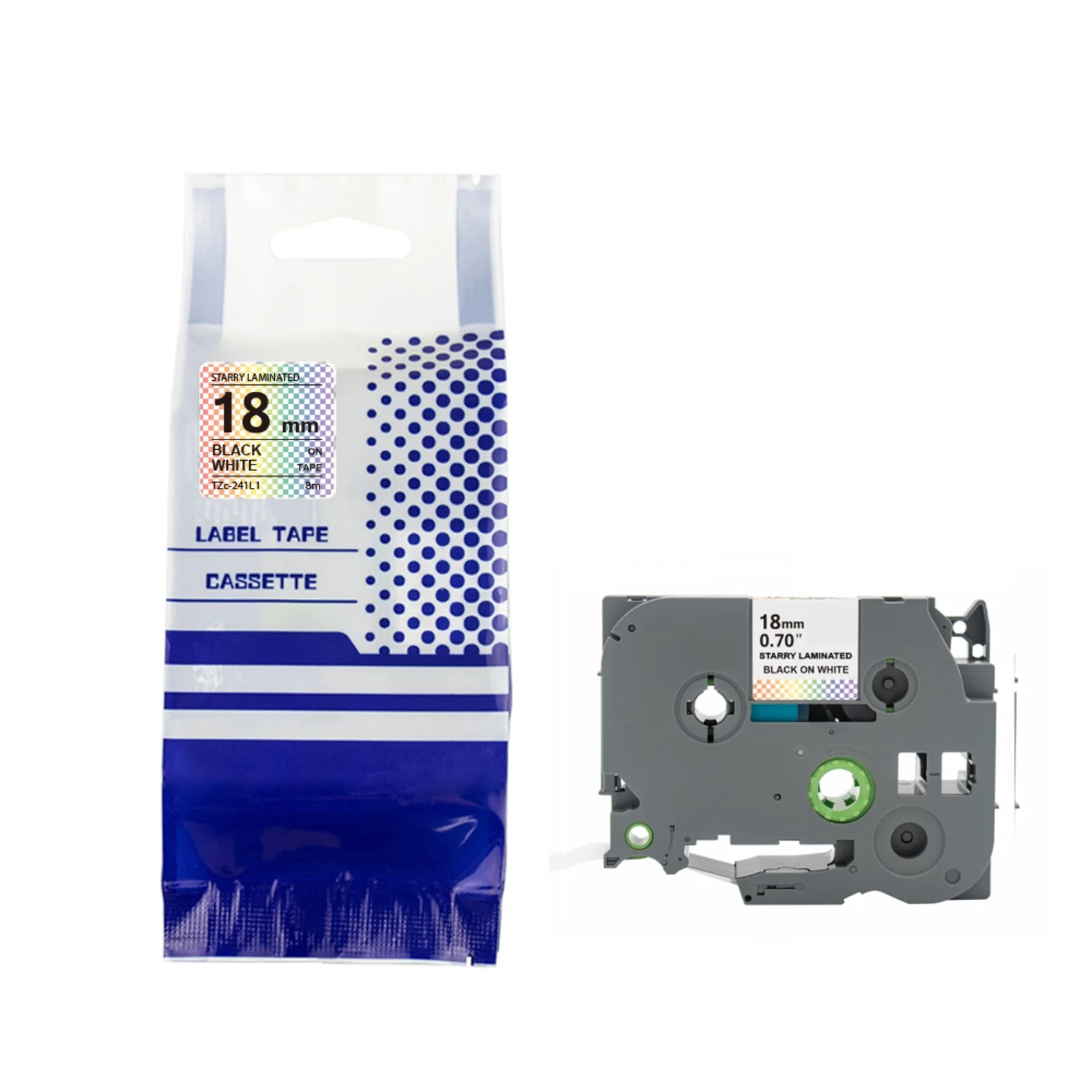 Alternatives Etikettenband zu Brother TZe-241L1 Beschriftungsband