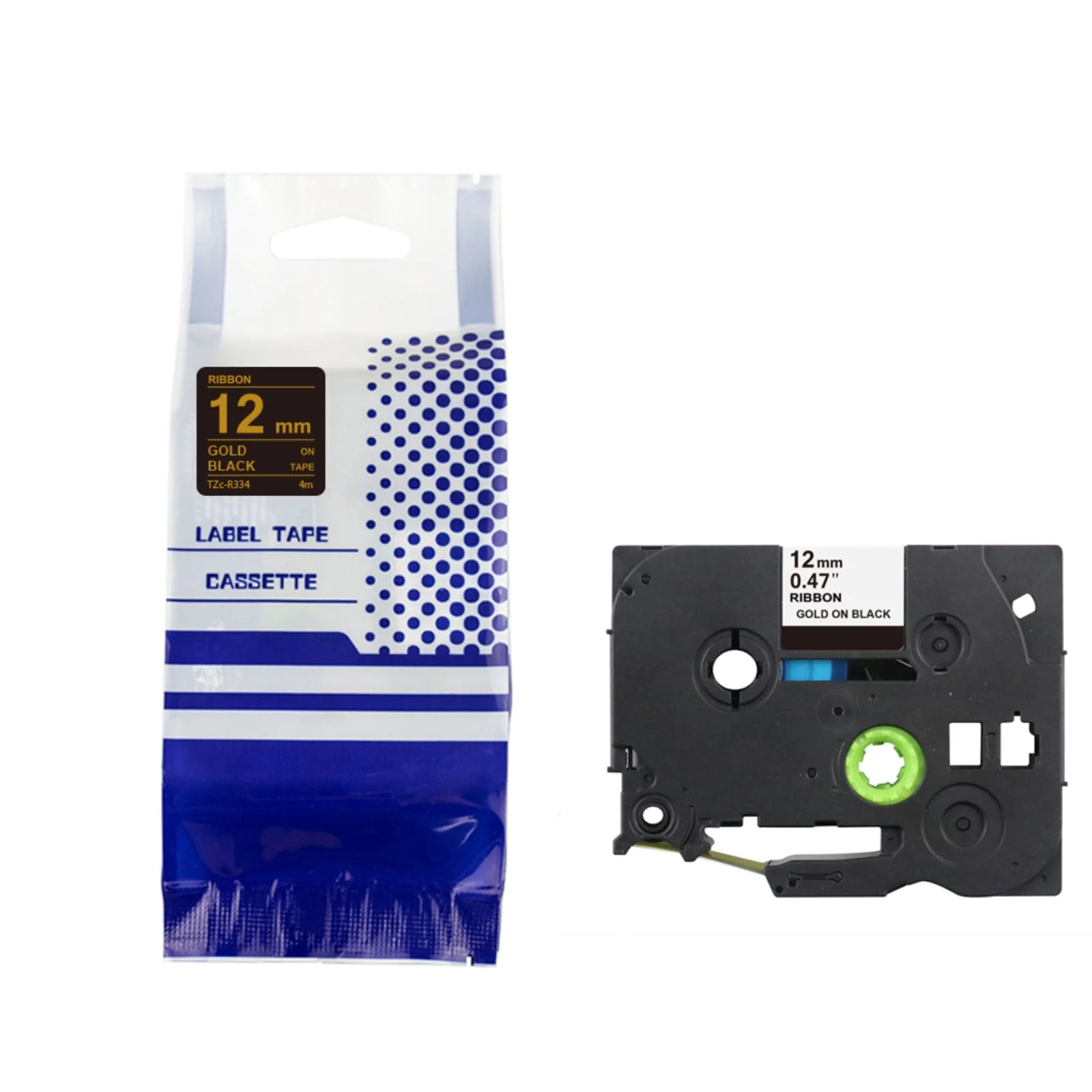 Alternatives Satin-Stoffband zu Brother TZe-R334 Beschriftungsband
