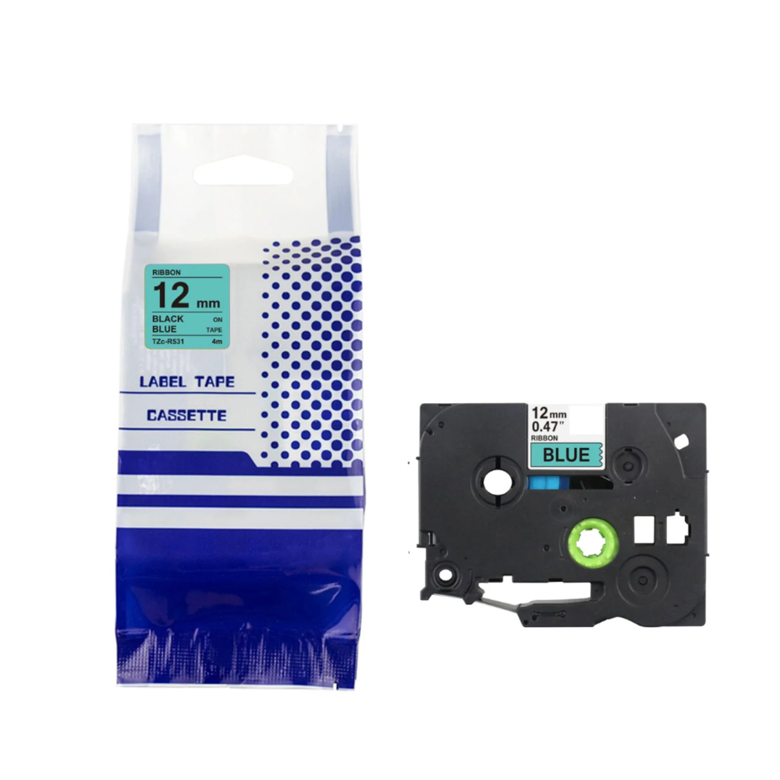 Alternatives Satin-Stoffband zu Brother TZe-R531 Beschriftungsband