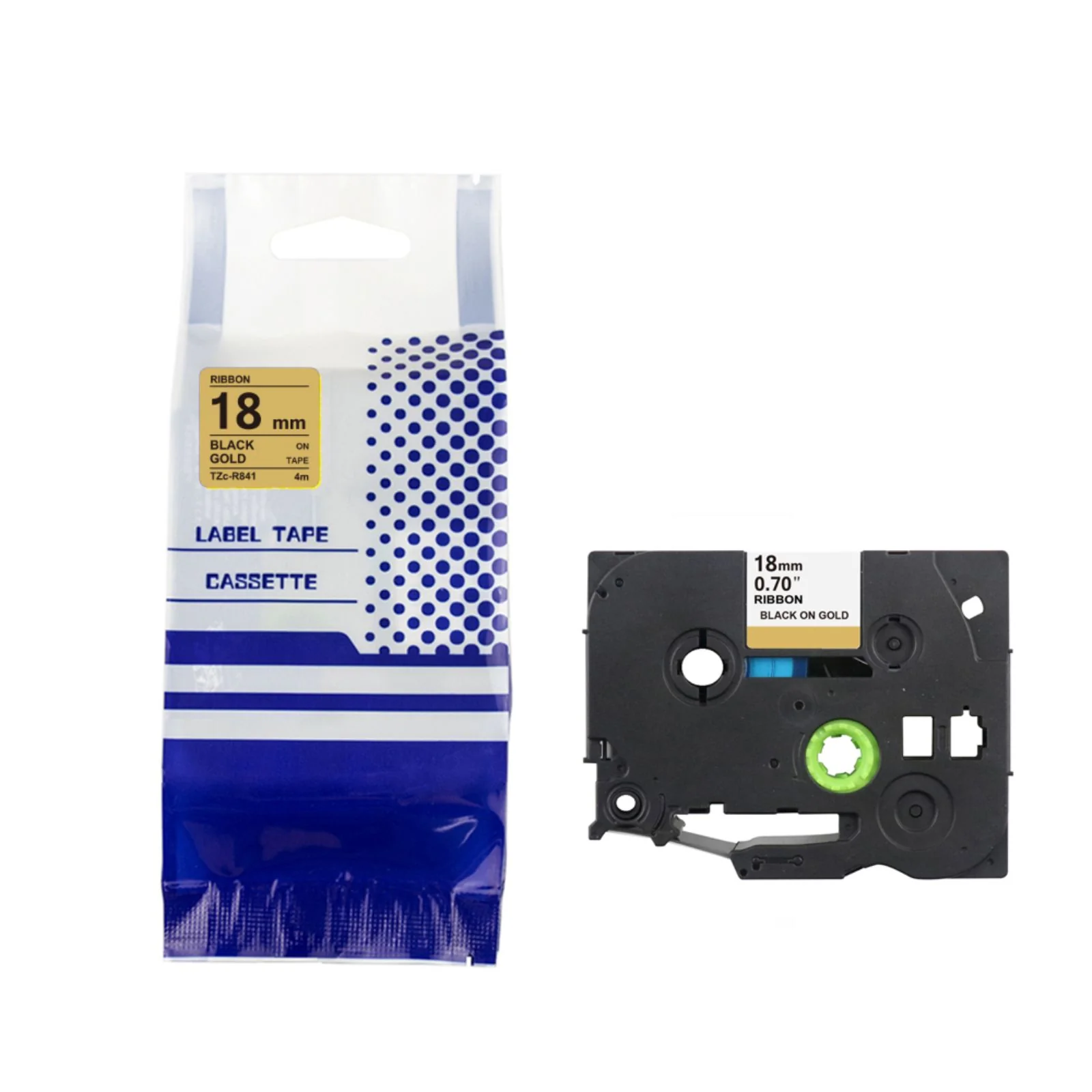 Alternatives Satin-Stoffband zu Brother TZe-R841 Beschriftungsband
