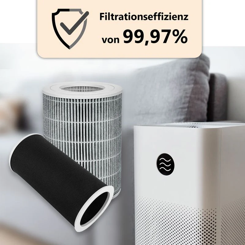 Alternatives HEPA- & Aktivkohlefilter-Set zu Xiaomi Mi Air Purifier 2H - Image 6