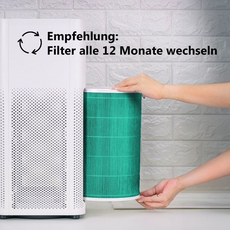 Alternatives HEPA- & Aktivkohlefilter-Set zu Xiaomi Mi Air Purifier 3C - Image 3