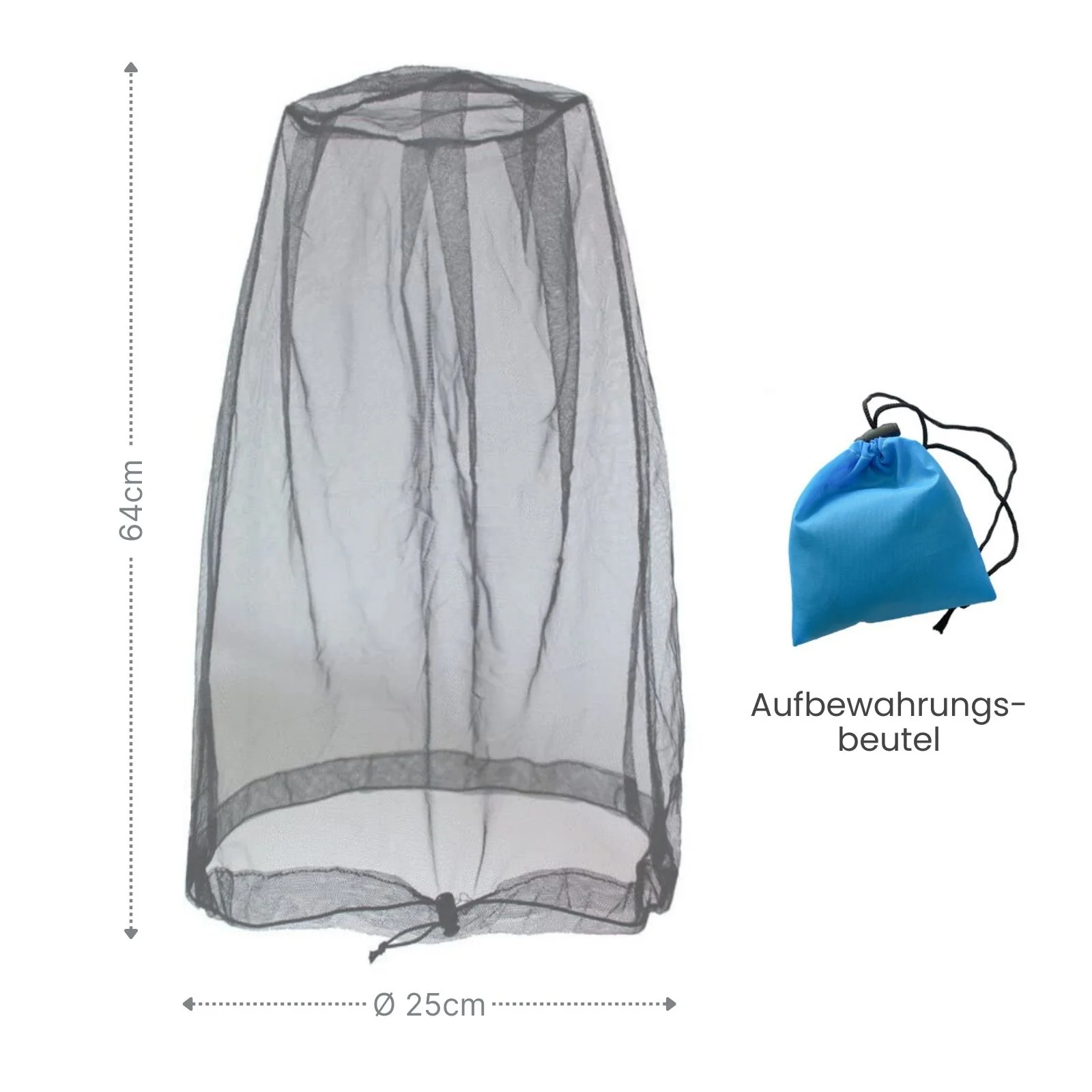 Moskitonetz Mückenschutz Kopfnetz Insektenschutznetz Netzhaube - Image 6