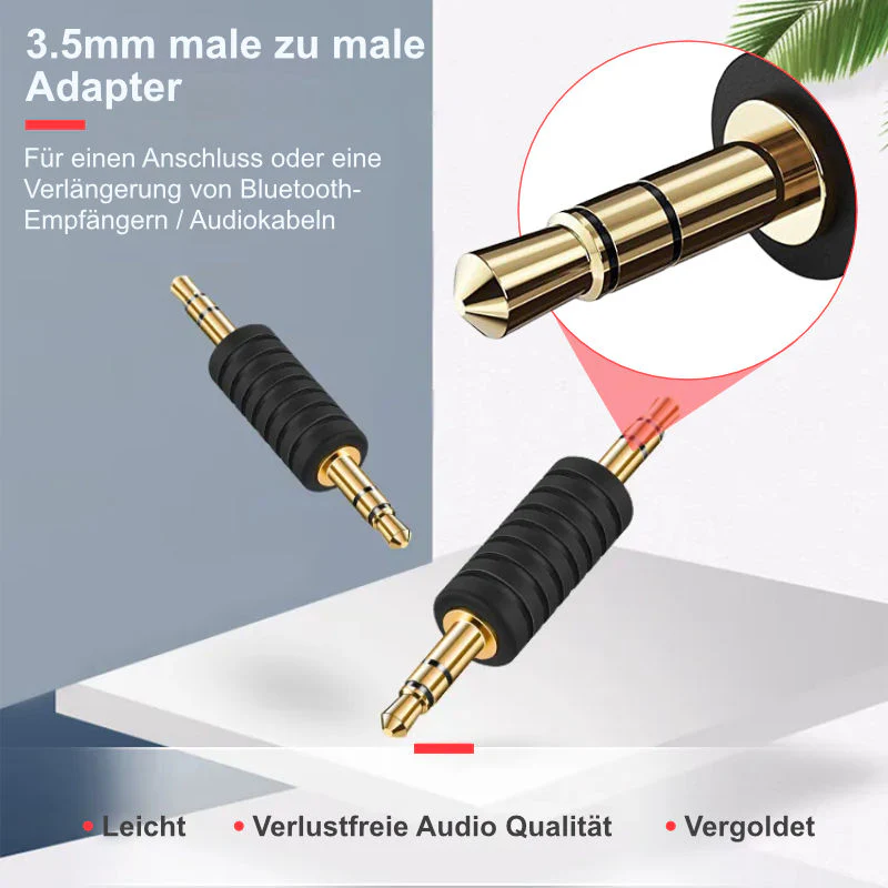 Audio-Adapter male to male Jackadapter male to male - Image 4