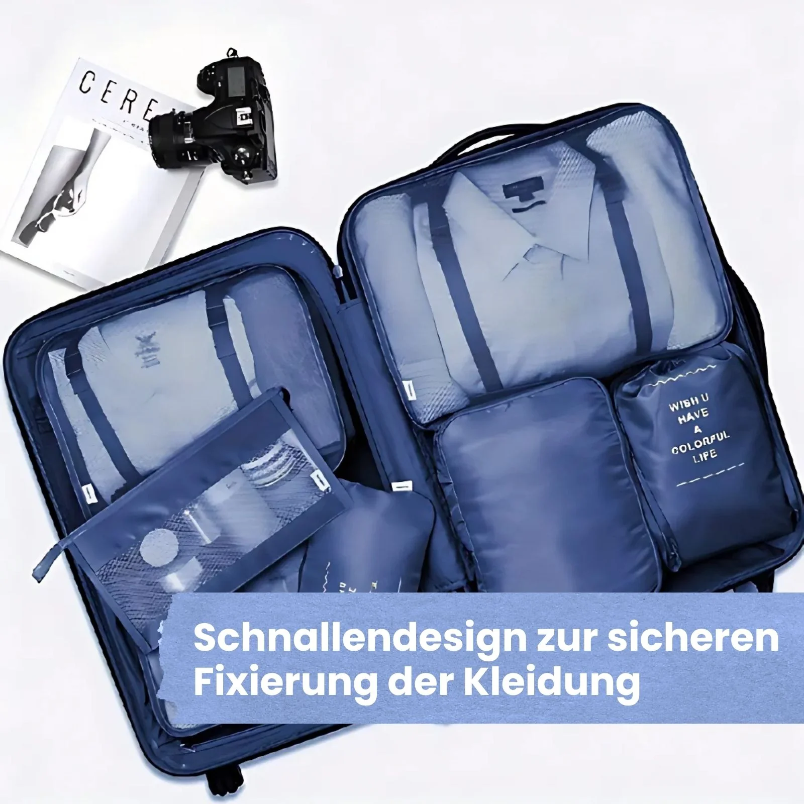 Aufbewahrungsbeutel Packsack Reisebeutel Koffer-Organizer Set - Image 4