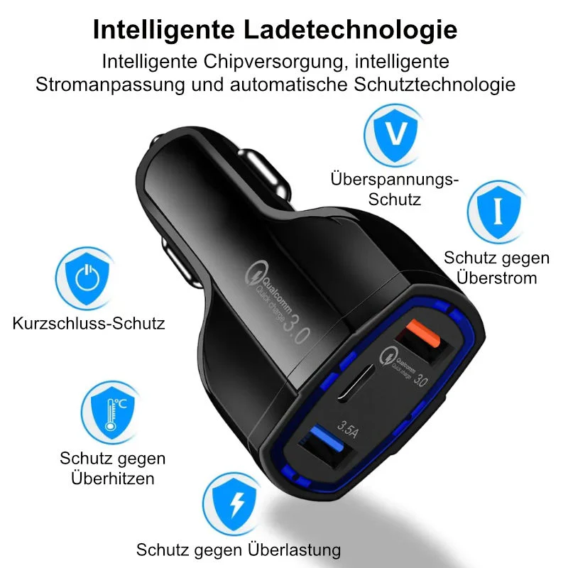 Auto-USB-Ladegerät KFZ-USB-Adapter KFZ-USB-Ladegerät Auto-USB-Adapter - Image 5
